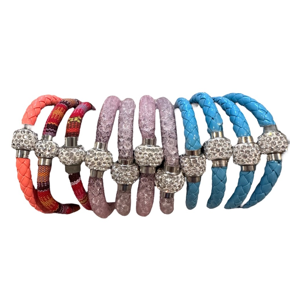 Crystal wrap bracelets lot